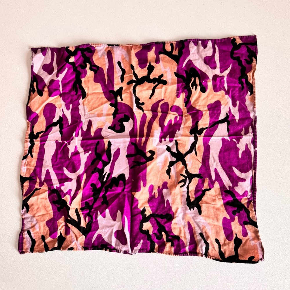Purple Camo Bandana